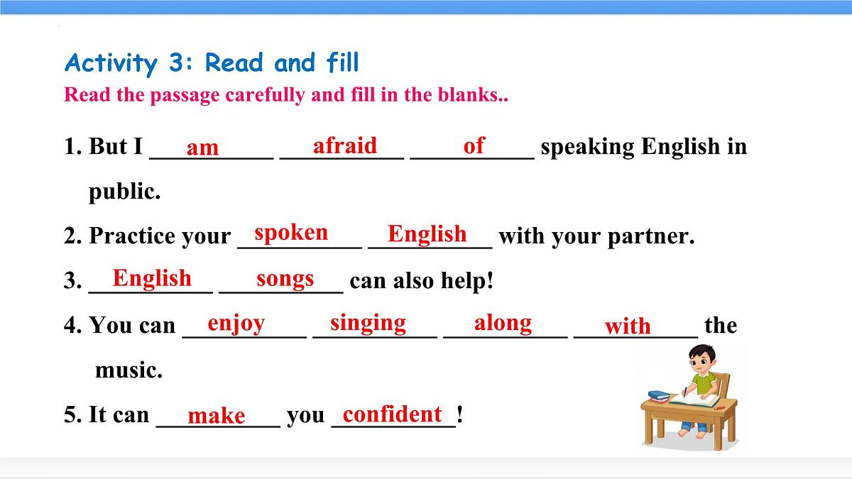 冀教版英语（2024） 七年级上册 Unit 2 Learning English is fun! Lesson 5 Tips for learning English 课件第4页
