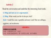 冀教版英語（2024） 七年級(jí)上冊(cè) Unit 2 Learning English is fun！Lesson 3 Food words are interesting!課件