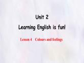 冀教版英語（2024） 七年級上冊 Unit 2 Learning English is fun！Lesson 4 Colours and feelings課件