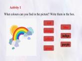 冀教版英語（2024） 七年級上冊 Unit 2 Learning English is fun！Lesson 4 Colours and feelings課件