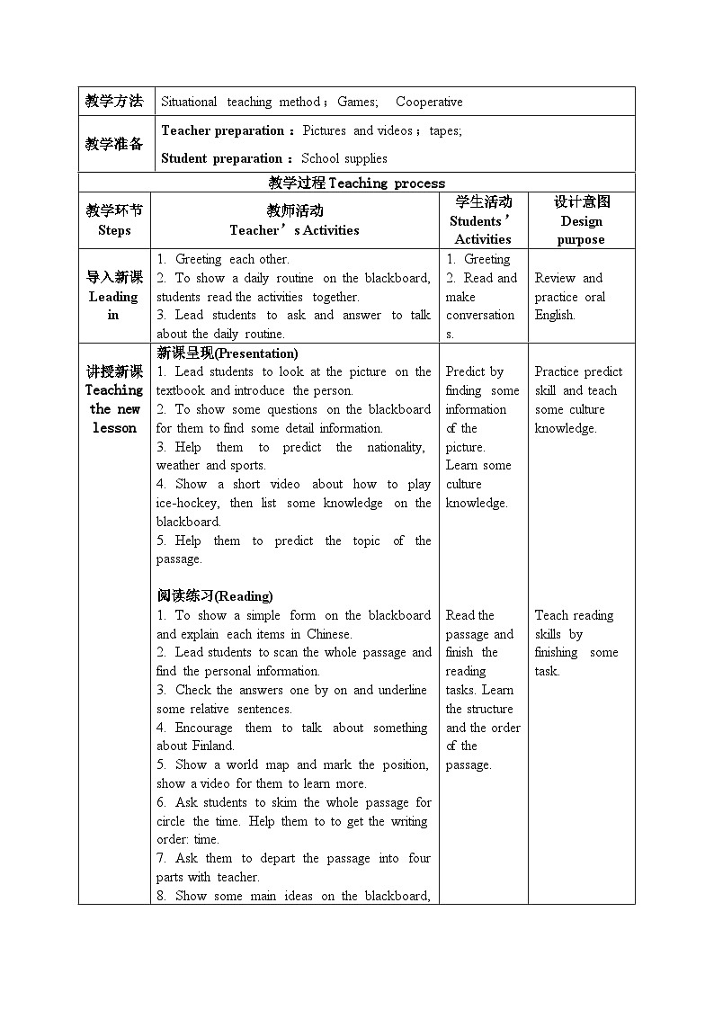 人教2024初中英语七年级上册Unit6A Day in the Life SectionB1a-1d第2页