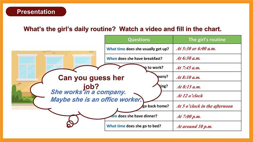 人教2024初中英语七年级上册Unit6A Day in the Life SectionBProject第4页