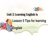 冀教版英語（2024） 七年級上冊 Unit 2 Lesson 5 Tips for learning English 課件