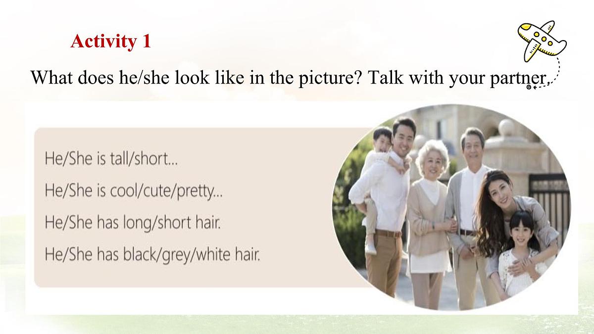 冀教版英语（2024） 七年级上册 Unit 3 All about me  Lesson 3 We all look different! 课件第3页