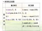 冀教版英語（2024） 七年級上冊 Unit 5 Lesson 2 The rhino and the egret 知識(shí)梳理課件 英語