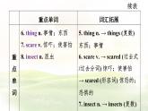 冀教版英語（2024） 七年級上冊 Unit 5 Lesson 2 The rhino and the egret 知識(shí)梳理課件 英語