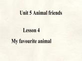 冀教版英語（2024） 七年級上冊 Unit 5 Lesson 4 My favourite animal課件