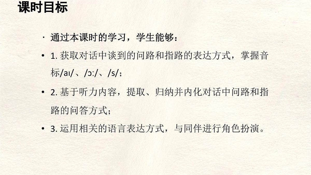 冀教版英语（2024） 七年级上册 Unit 6 Let’s go! Lesson 1 On the way to the bookstore课件第2页