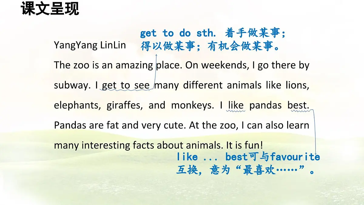 冀教版英语（2024） 七年级上册 Unit 6 Let’s go! Lesson 5 My favourite place课件第5页