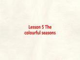 冀教版英語（2024） 七年級上冊 Unit 7 Lesson 5 The colourful seasons知!知識梳理課件  (1)