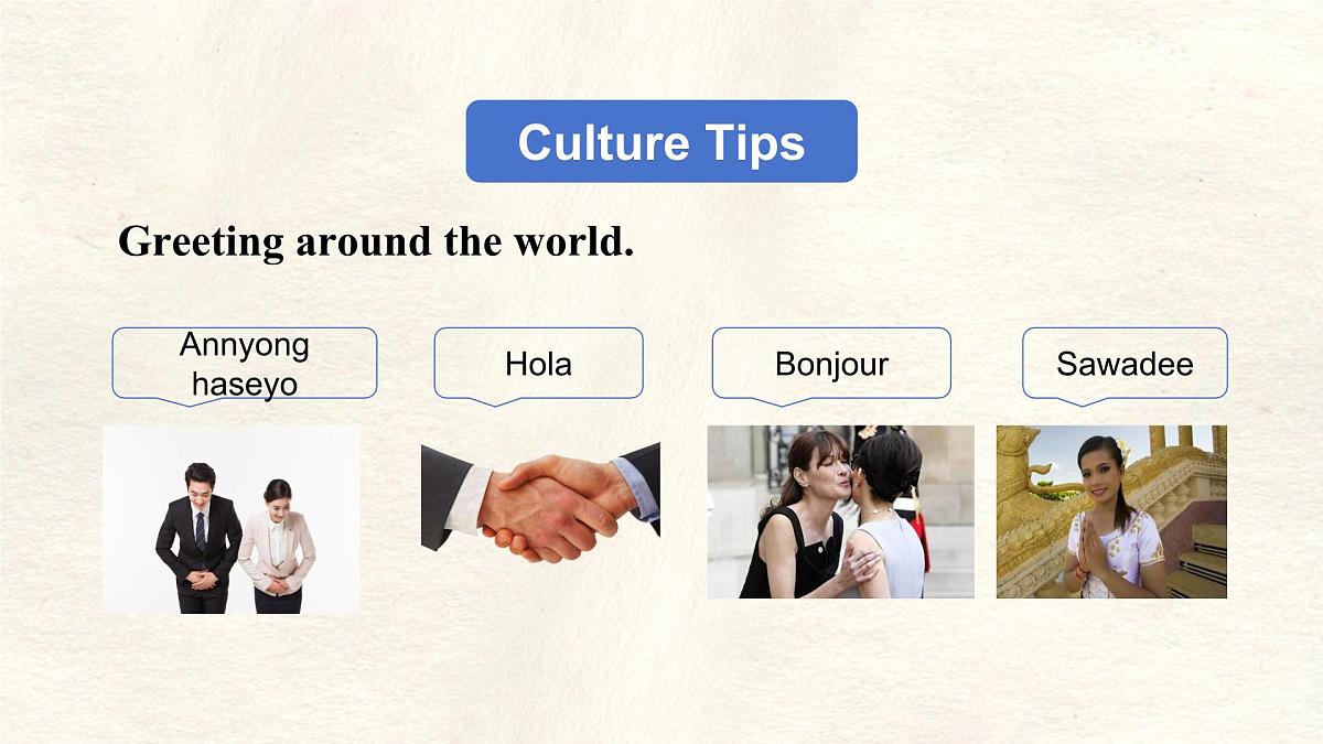 冀教版英语（2024） 七年级上册 Unit 1 Lesson1 Hello 课件第6页