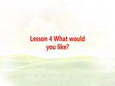 冀教版英語(yǔ)（2024） 七年級(jí)上冊(cè) Unit 6 Lesson 4 What would you like知識(shí)梳理課件