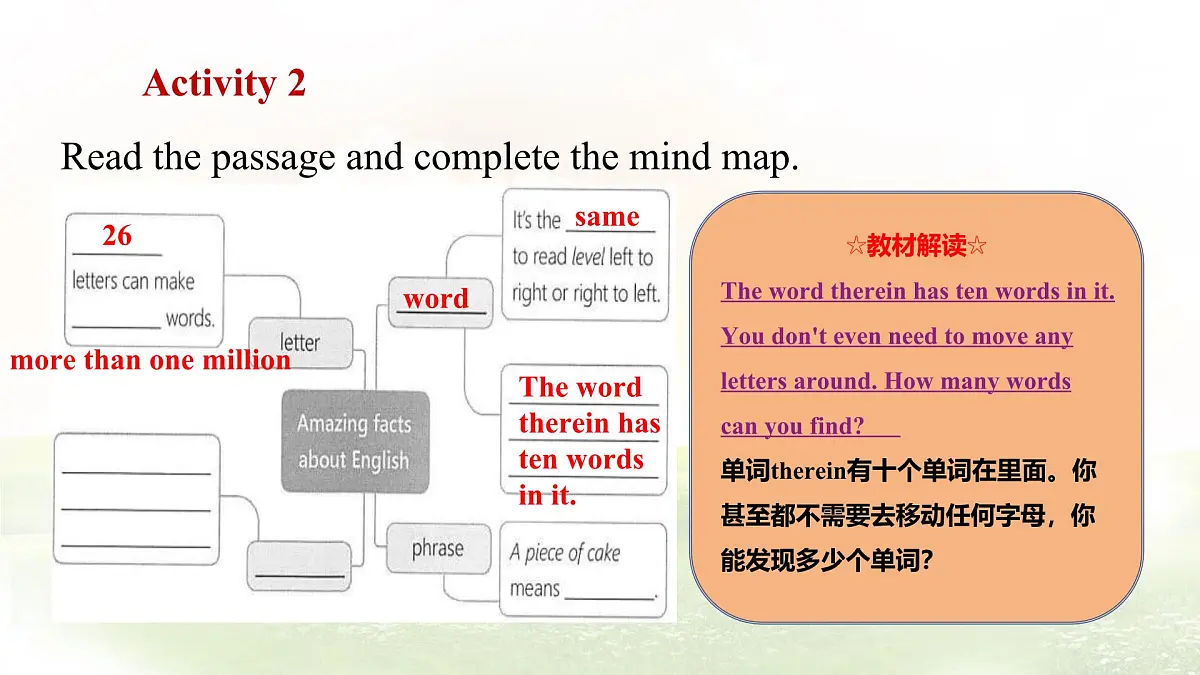冀教版英语（2024） 七年级上册 Unit 2 Learning English is fun！Lesson 2 Amazing English 课件第7页
