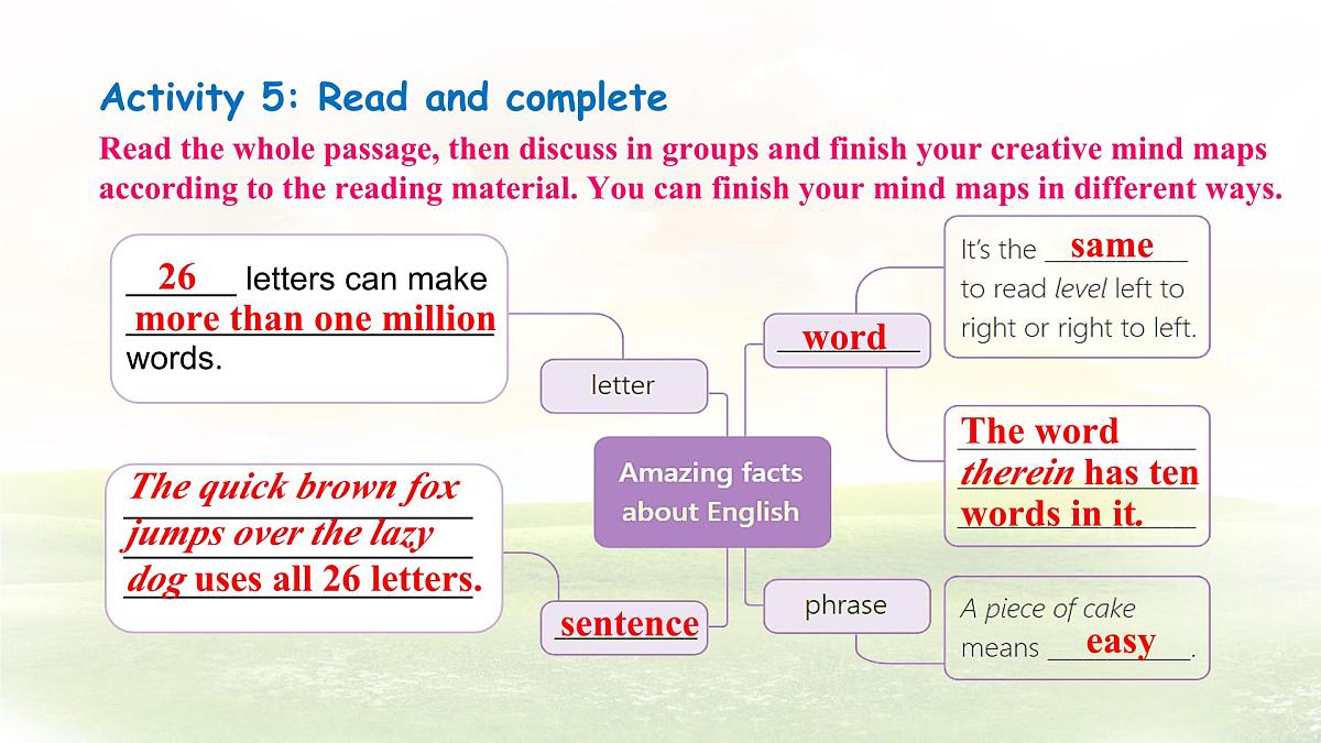 冀教版英语（2024） 七年级上册 Unit 2 Learning English is fun! Lesson 2  Amazing English 课件第6页