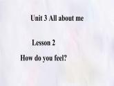 冀教版英語（2024） 七年級上冊 Unit 3 Lesson 2 How do you feel課件