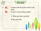 冀教版英語（2024） 七年級(jí)上冊(cè) Unit 8 Knowing the world  Lesson 1  Where are you from 課件
