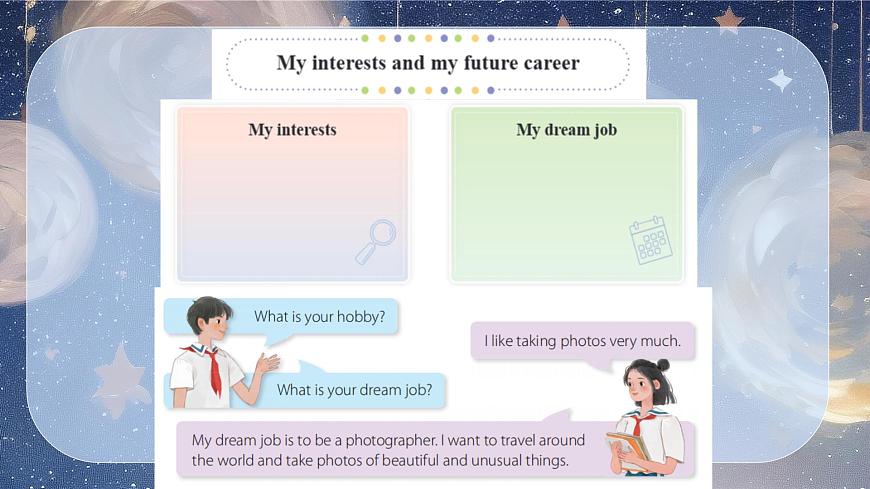 Unit 8 Follow your interests：Section 1 Reading 课件 2024-2025学年沪教版七年级英语下册第4页