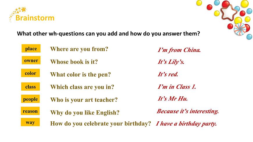 人教2024初中英语七年级上册Unit7Happy Birthday SectionAGrammar Focus第7页