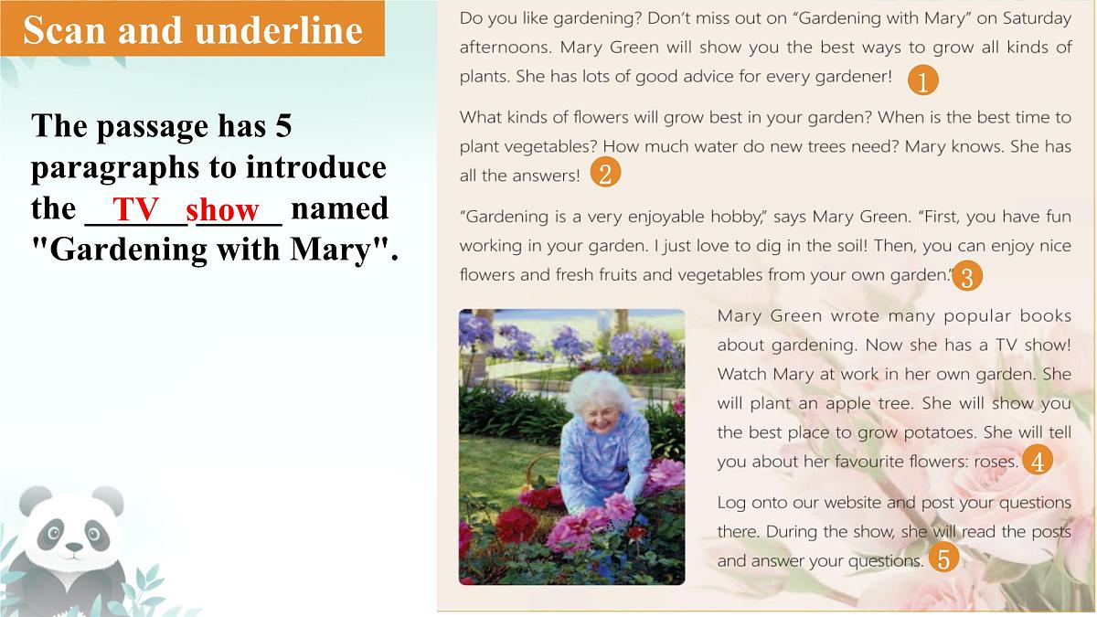 Unit 8 I love nature! Lesson 2 Gardening with Mary 课件 2024-2025学年冀教版英语七年级下册第8页