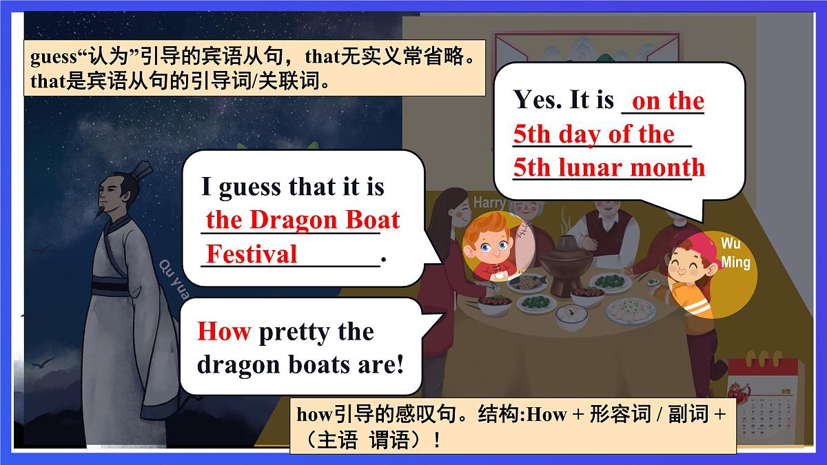 【公开课】人教新目标(Go for it)版英语九年级全册 Unit 2《I think that mooncakes are delicious.》SectionA 1a-2c课件第8页
