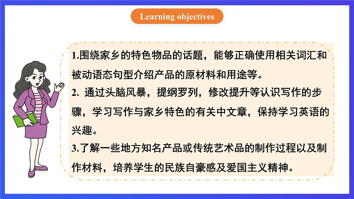 【公开课】人教新目标(Go for it)版英语九年级全册 Unit 5《What are the shirts made of？》 SectionB 3a-selfcheck 优质写作课件第2页