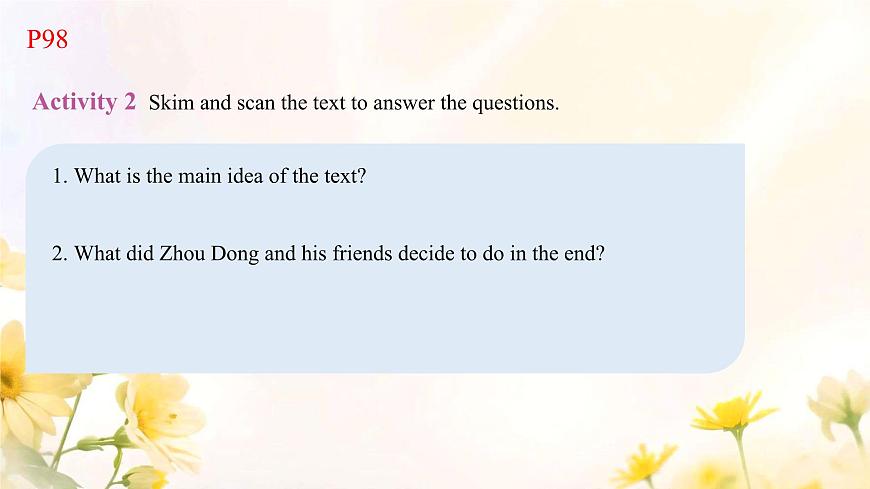 Unit 12 Better Together Lesson 4 Theme Reading 课件 2024-2025学年仁爱科普版英语七年级下册第4页