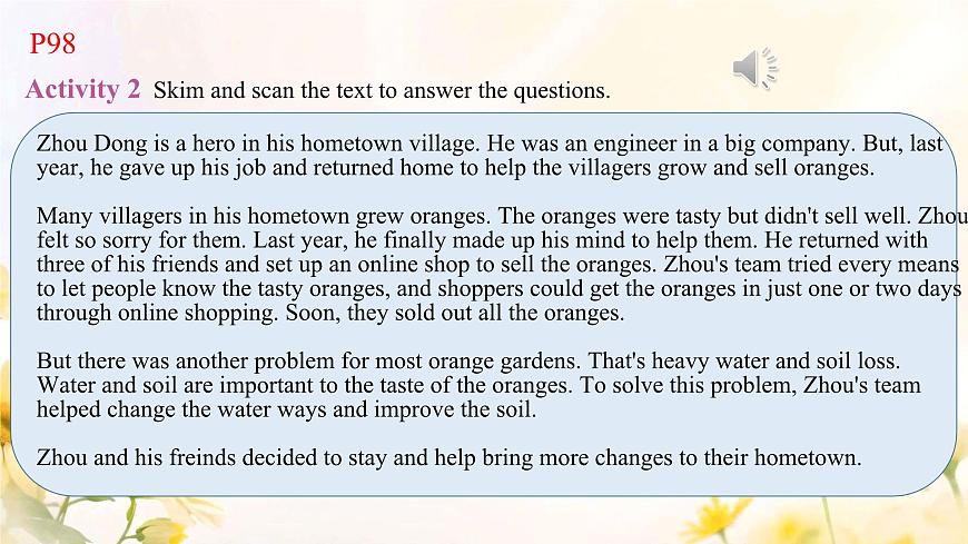 Unit 12 Better Together Lesson 4 Theme Reading 课件 2024-2025学年仁爱科普版英语七年级下册第6页