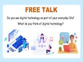 Unit 4 Digital life Developing ideas (Listening & speaking)（教學(xué)課件）-初中英語外研版（2024）八年級上冊