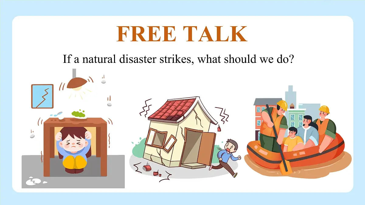 Unit 6 When disaster strikes Presenting ideas（教学课件）-初中英语外研版（2024）八年级上册第5页