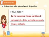 Unit 7 Ways to be healthy Lesson 6 Tai chi課件 英語冀教版（2024）七年級下冊