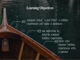 最新人教版（2024）英語(yǔ)八年級(jí)上 Unit 1 Happy Holiday Section A2-Listening&Speaking課件