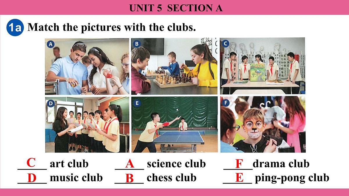 2025秋人教版(2024)英语七年级上册上课课件 Unit5 Fun Clubs Section A第2页