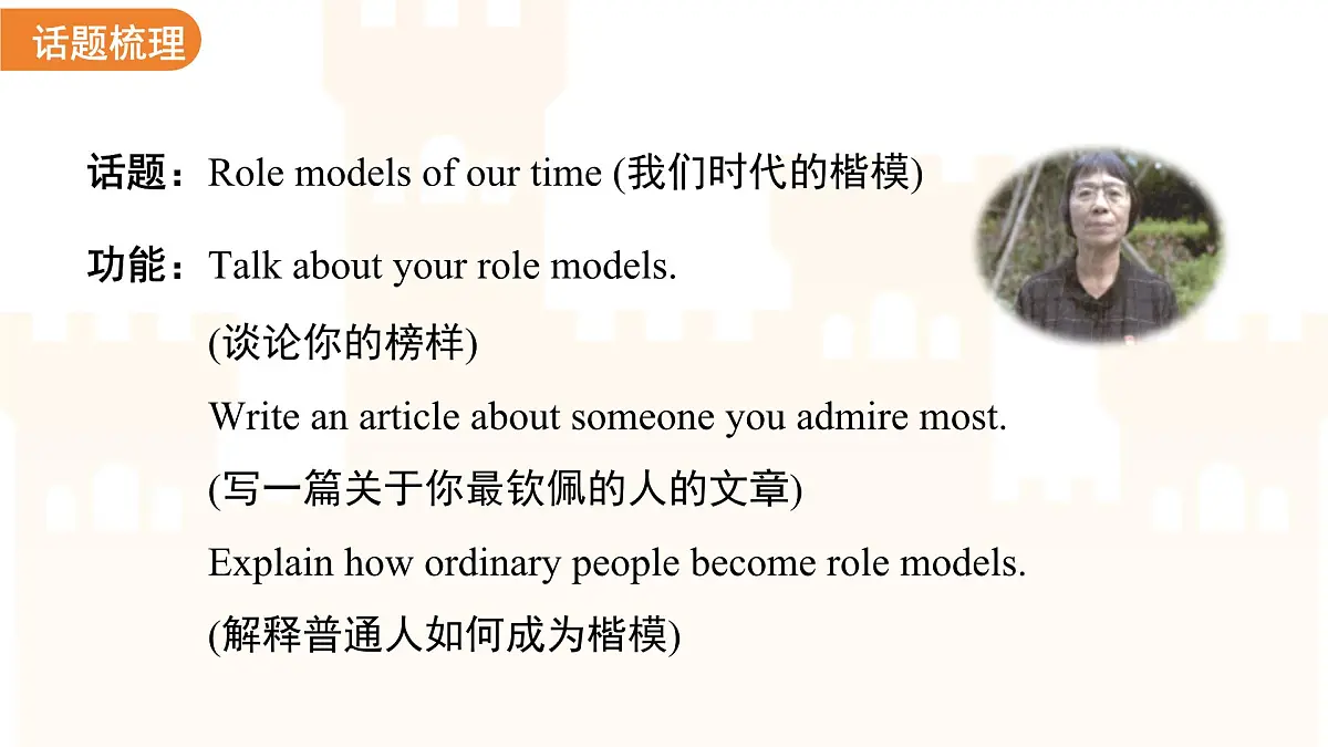 Unit 7 Role models of our time单元复习 课件 英语沪教版（2024）七年级下册第4页