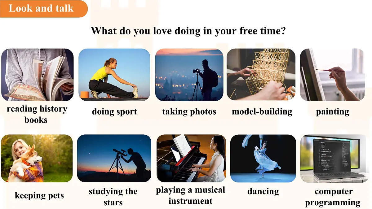 Unit 8 Follow your interests第1课时Reading 课件 英语沪教牛津版（2024）七年级下册第3页