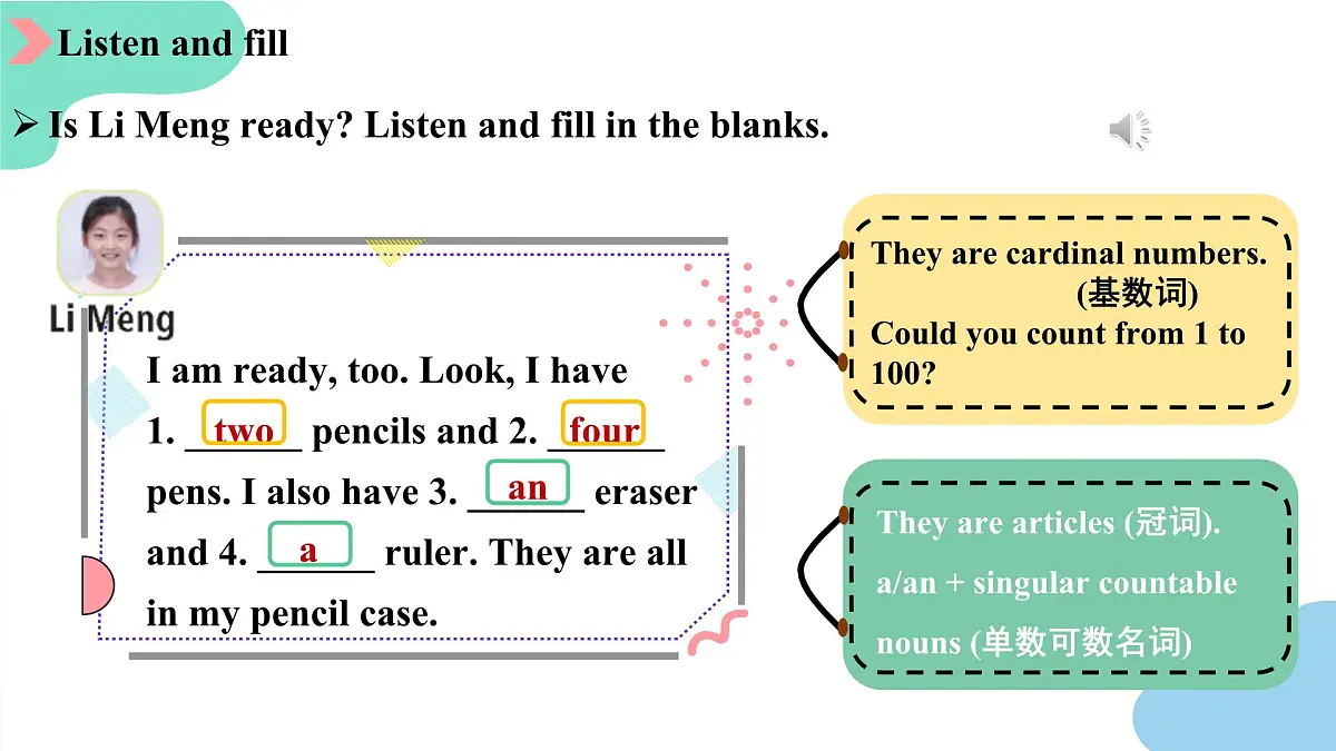 Starter Welcome to junior high! 第1课时Get ready课件 英语教研版（2024）七年级上册第7页