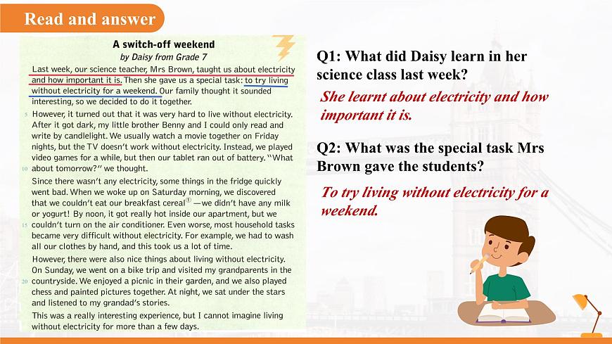 Unit 6 Electricity everywhere（Reading）课件 英语沪教牛津版（2024）新课标七年级下册第8页