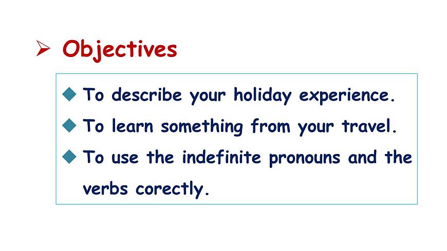 人教版（2024）英语八年级上册 Unit 1 Happy Holiday 第5课时 Section B 4a—4c（课件）第2页