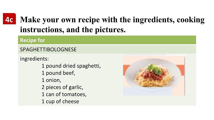 人教版（2024）英语八年级上册 Unit 5 What a Delicious Meal! 第5课时 Section B 4a—4d（课件）第6页