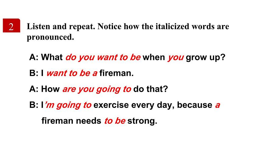 人教版（2024）英语八年级上册 Unit 6 Play for Yourself 第2课时 Section A Pronunciation—2d（课件）第4页