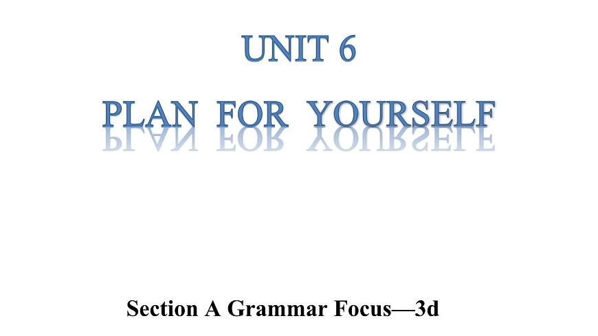人教版（2024）英语八年级上册 Unit 6 Play for Yourself 第3课时 Section A Grammar Focus—3d（课件）第1页