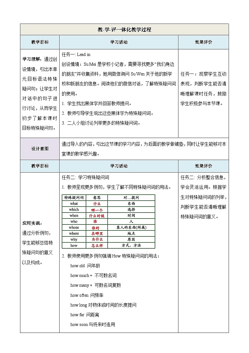 Unit 1 Friendship 第3课时 Grammar教学设计第2页