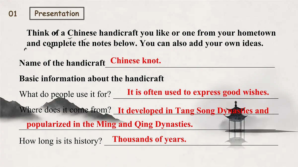 新译林版初中英语7年级下册Unit4 Chinese folk art Integration 2教学课件第3页