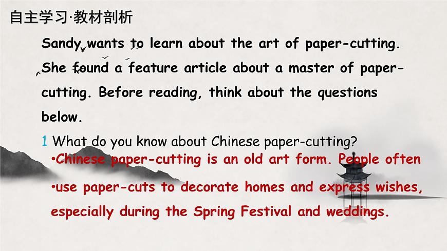 新译林版初中英语7年级下册Unit4 Chinese folk art Reading 2 课件第2页