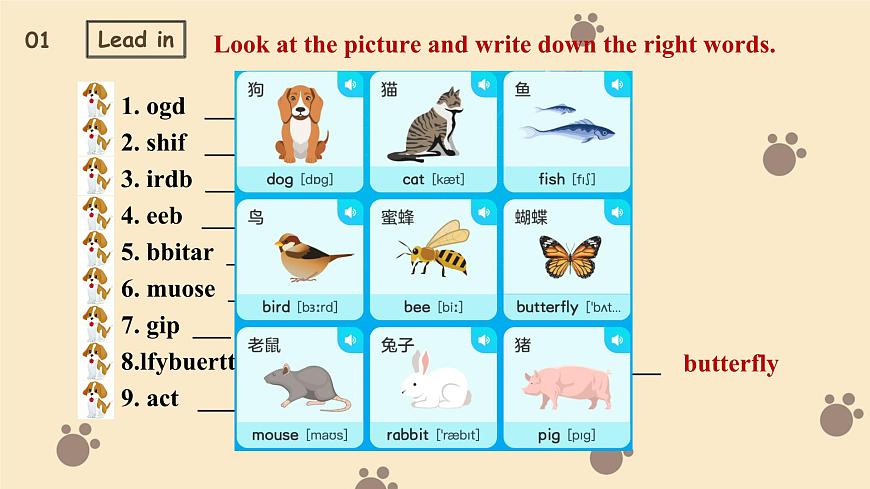 新译林版初中英语7年级下册Unit 5 Animal friends Welcome to the unit 课件第4页