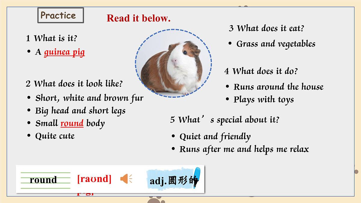 新译林版初中英语7年级下册Unit 5 Animal friends Integration 2 课件第5页