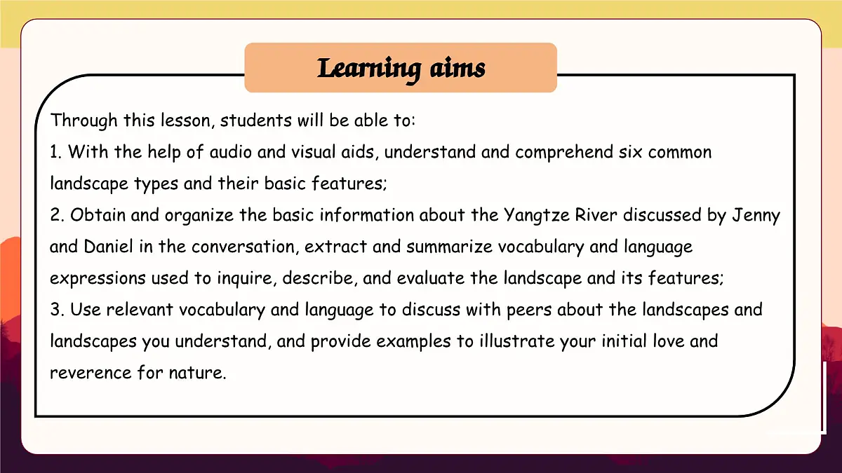 新译林版初中英语7年级下册Unit6 Beautiful landscapes Welcome 课件第2页