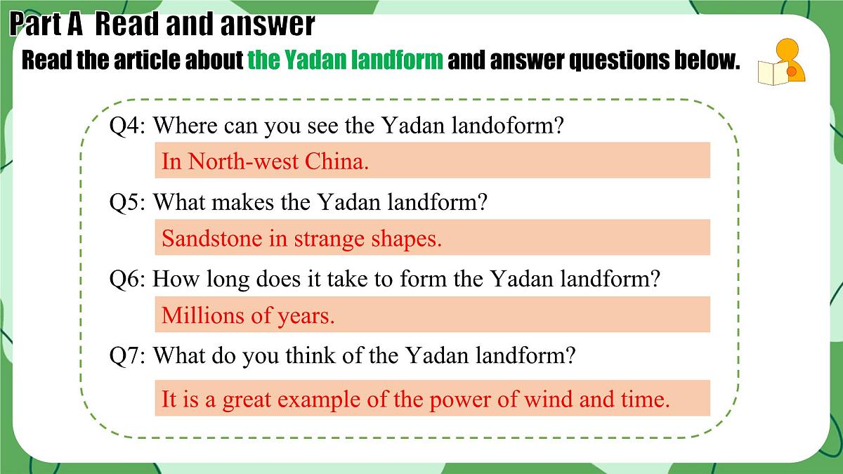 新译林版初中英语7年级下册Unit6 Beautiful landscapes Integration1课件第8页