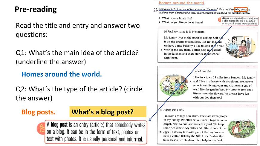 新译林版英语七下Unit 1 Home Reading课件第3页