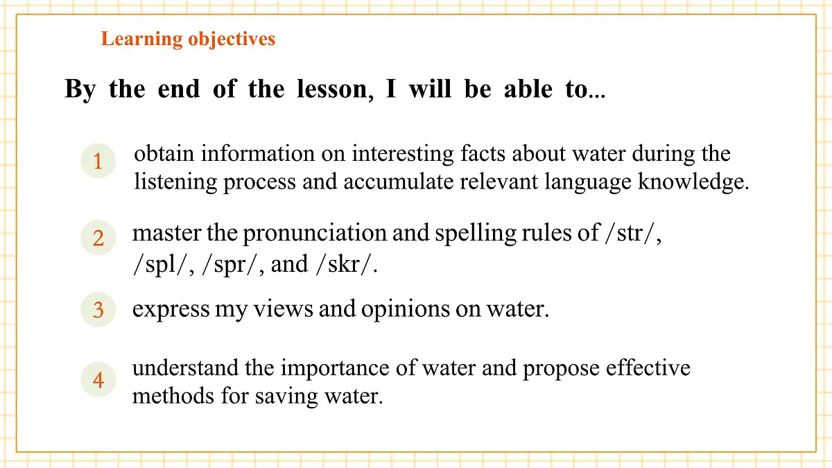 Unit 5 Water is life 第二课时Listening& Speaking课件第3页