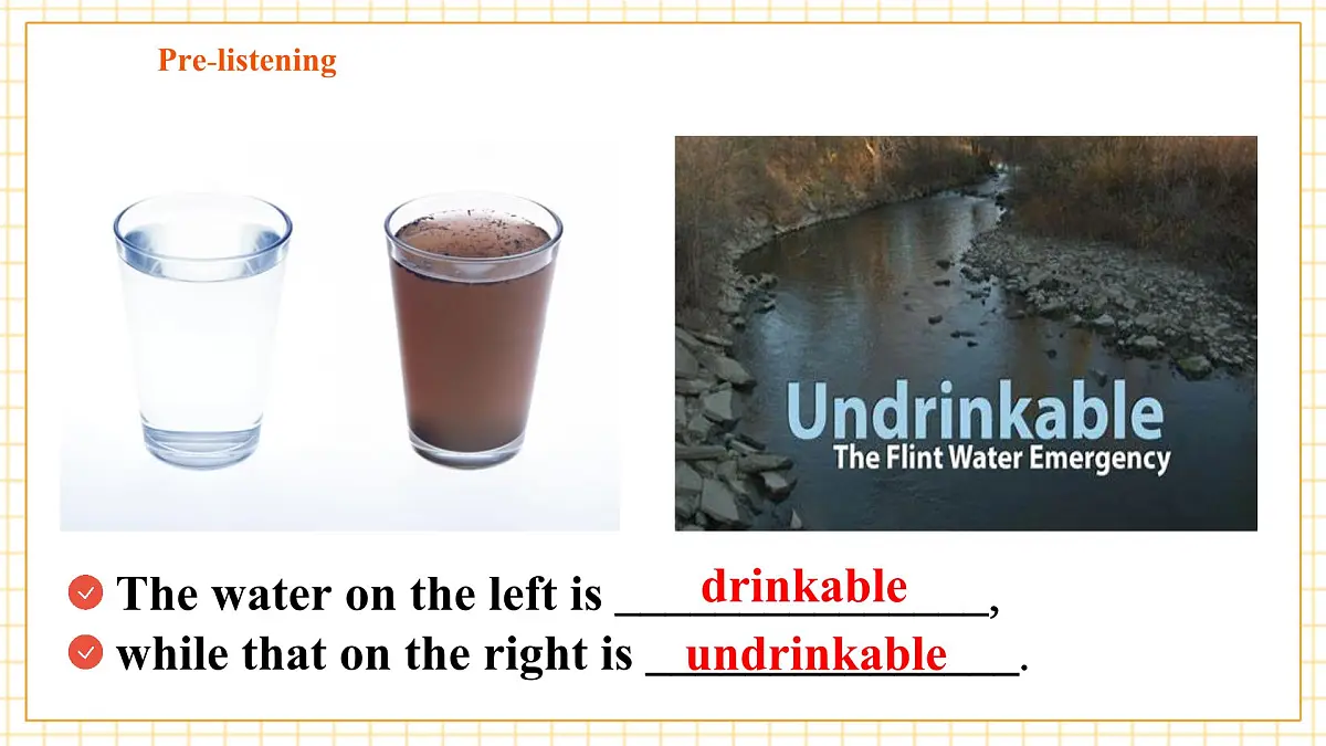 Unit 5 Water is life 第二课时Listening& Speaking课件第7页